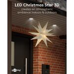 LED-Weihnachtsstern 3D, Ø 56 cm, mit Netzkabel- VPE: 1