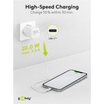 USB-C™ PD GaN Schnellladegerät Nano (20 W) weiß, Weiß- VPE: 1