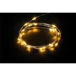 20er LED-Silberdraht-Lichterkette, inkl. Timer- VPE: 1