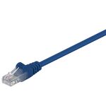 CAT 5e Patchkabel, U/UTP, blau, 1m- VPE: 1