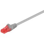 CAT 6 Patchkabel, U/UTP, grau, 5m- VPE: 1