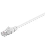 CAT 5e Patchkabel, U/UTP, weiß, 1m- VPE: 1