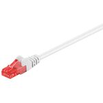CAT 6 Patchkabel, U/UTP, weiß, 1m- VPE: 1