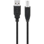 USB 2.0 Hi-Speed-Kabel, schwarz, 1.8m- VPE: 1
