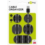Kabelmanagement-Set, schwarz, Schwarz- VPE: 1