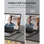 Ethernet-Kabel USB-C™ 3.1 auf RJ45, 5 m, 5m- VPE: 1