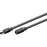 DC-Verlängerungskabel, 3 m, schwarz, 3m- VPE: 1