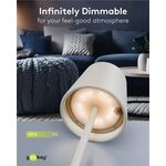 Kabellose LED-Tischleuchte RGBW, weiß- VPE: 1