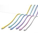 USB-C™-Silikonkabel, 1,5 m, lila- VPE: 1