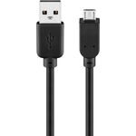 USB 2.0 Hi-Speed-Kabel, schwarz, 1.8m- VPE: 1