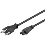 Netzanschlusskabel Schweiz, 1,8 m, Schwarz, (3*0,75 mm²), 1.8m- VPE: 1