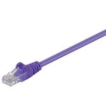 CAT 5e Patchkabel, U/UTP, violett, 0.5m- VPE: 1