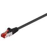 CAT 6 Patchkabel, S/FTP (PiMF), schwarz, 3m- VPE: 1