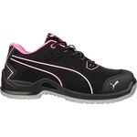 Damensicherheitsschuh Fuse TC Pink Wns Low Größe 40 schwarz/pink S1P SRC ESD EN ISO 20345 Mikrofaser/Mesh PUMA