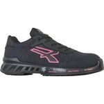 Damensicherheitsschuh MICHELLE Größe 39 schwarz/rosa S1P SRC ESD EN ISO 20345 Nylon U.POWER