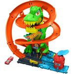 HW City T-Rex vs Fire Station