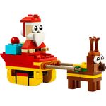 Creator Weihnachtsmann auf Schlittenfahr