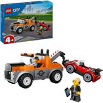 City Abschleppwagen mit Sportauto