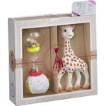 Geschenkset Sophie la girafe + Rassel