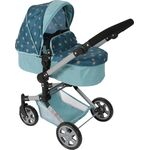 Kombi-Puppenwagen LINUS türkis
