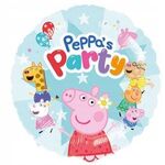 Folienballon Peppa Pig rund