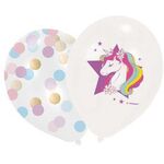 Latexballons Unicorn Dreams 6 Stück