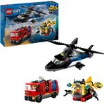City Kombinationsset mit Hubschrauber, L