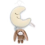 Spieluhr Mond 16x14cm mit Hase Lopino 9c