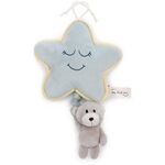 Spieluhr Stern 17x17xm mit Bär Finni 9cm