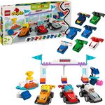 Duplo F1 Team Rennautos mit Rennfahrern