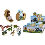 T-Rex Schädel mit Dino, 8-sort.