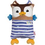 Kuscheltier Eule mit Wendefunktion 30x20