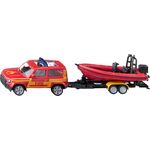 SIKU Land Rover Defender mit Boot