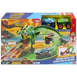 HW Monster Trucks Sharks vs. Dino Dragon