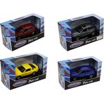 SZ D/C Straßenfahrz.,4-f.sort,1:43,Rückz