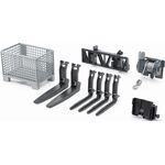 Zubeh:Gitterpalette,Seilwinde,Frontlader