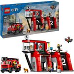 City Feuerwehrstation mit Drehleiterfahr
