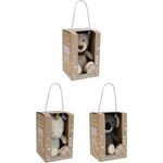 SMB Strick-Kuscheltiere mit Rassel,3-f.s