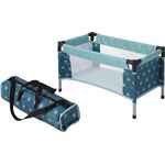 Puppen-Reisebett türkis