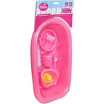 AM Puppen-Badewanne m. Zubehör-Set