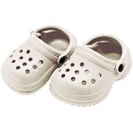 Puppen-Clogs, beige groß, Gr. 38-45 cm