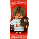 Monchhichi 20cm Super Dad + Baby