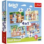 Bluey 4in1 Puzzle 12/15/20/24 Teile