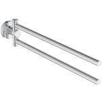 IDS Handtuchstange IOM doppelt, 68x403x48mm chrom IDEAL STANDARD