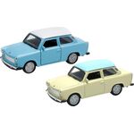 Welly Trabant 601, Freilauf, 2-f.sort.