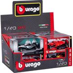 Bburago F1 1:43 Modelle i. Displ. sort.