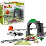 Duplo Eisenbahntunnel und Schienen – Erw