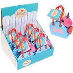 AM Plüsch Einhorn mit Tasche, im Displ.