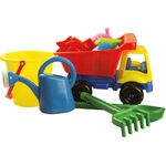 Kipp-LKW mit Eimergarnitur, 8-tlg.