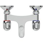 IDS Bade-Zweißriffarmatur ALPHA AP, ohne Brausegarnitur chrom IDEAL STANDARD